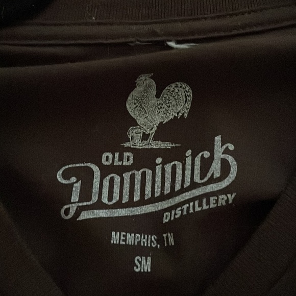 Old Dominic long sleeve brown tshirt Sz s - Picture 2 of 4